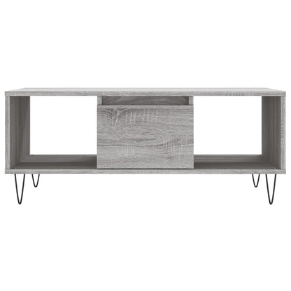 Salongbord Sofabord Sonoma Grå 90x50x36,5 cm