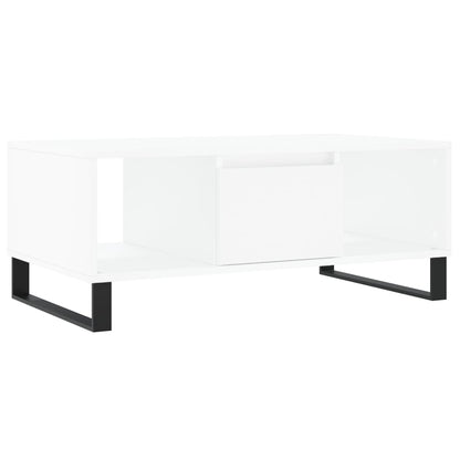 Salongbord Sofabord Hvit 90x50x36,5 cm