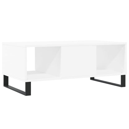 Salongbord Sofabord Hvit 90x50x36,5 cm
