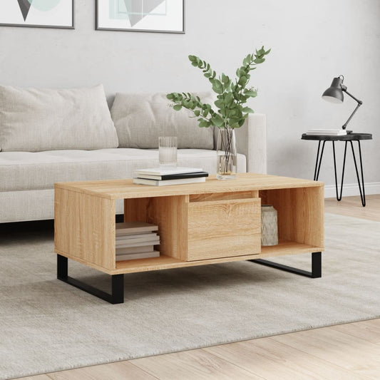 Salongbord Sofabord Sonoma Eik 90x50x36,5 cm