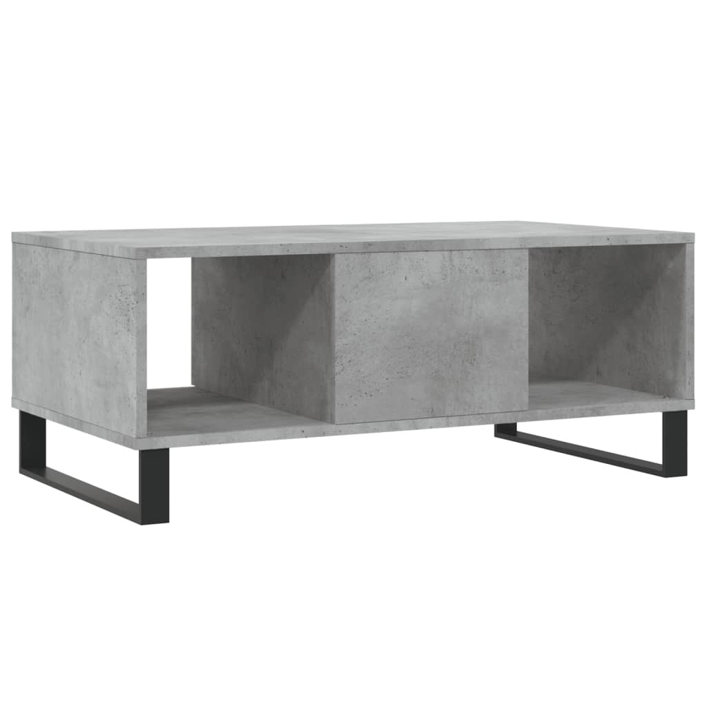 Salongbord Sofabord Betonggrå 90x50x36,5 cm