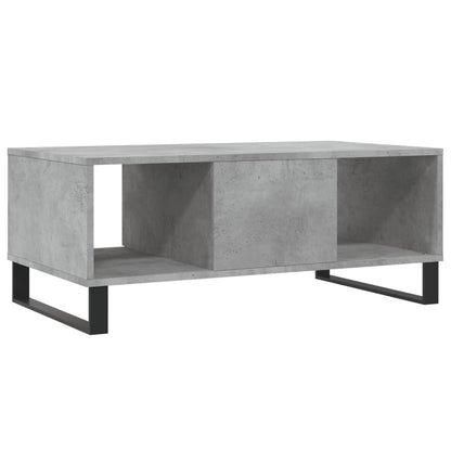 Salongbord Sofabord Betonggrå 90x50x36,5 cm