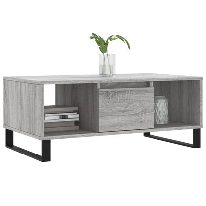 Salongbord Sofabord Sonoma Grå 90x50x36,5 cm
