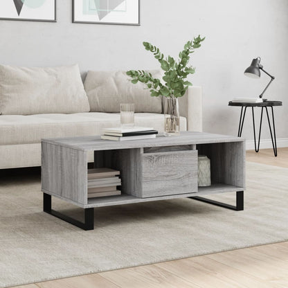 Salongbord Sofabord Sonoma Grå 90x50x36,5 cm
