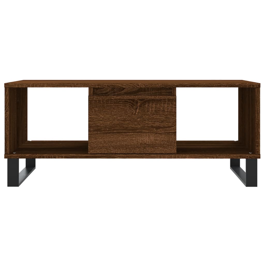 Salongbord Sofabord Brun Eik 90x50x36,5 cm
