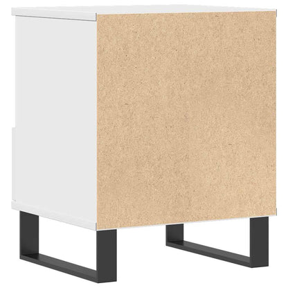 Nattbord Sengbord Hvit 40x35x50 cm