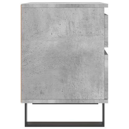 Nattbord 2 stk betonggrå 40x35x50 cm konstruert tre