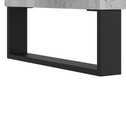 Nattbord 2 stk betonggrå 40x35x50 cm konstruert tre