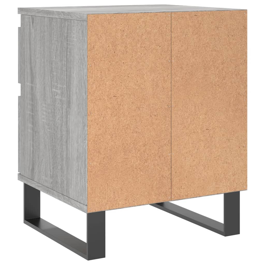 Nattbord Sengbord Sonoma Grå 40x35x50 cm