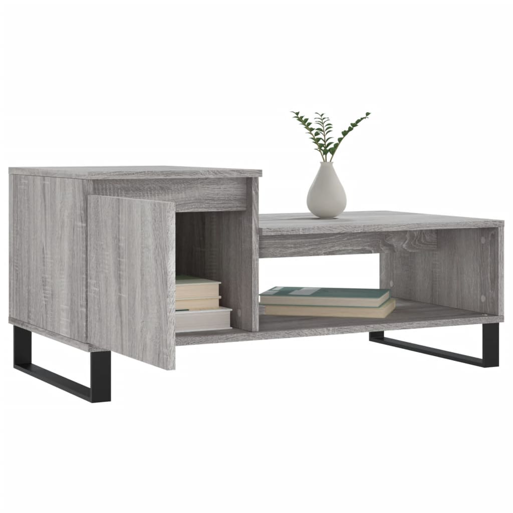 Salongbord Sofabord Sonoma Grå 100x50x45 cm