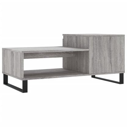 Salongbord Sofabord Sonoma Grå 100x50x45 cm