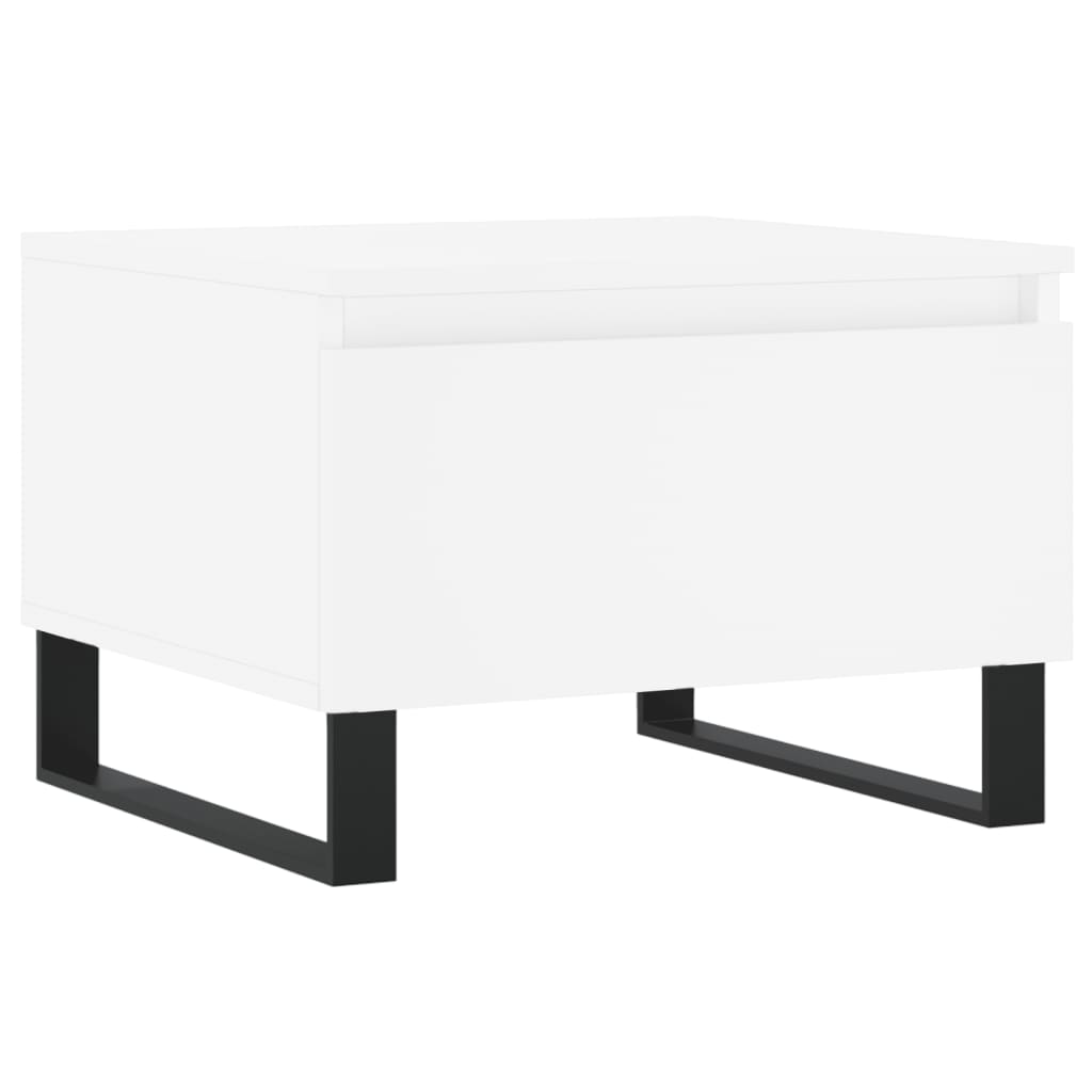 Salongbord Sofabord Hvit 2 stk 50x46x35 cm