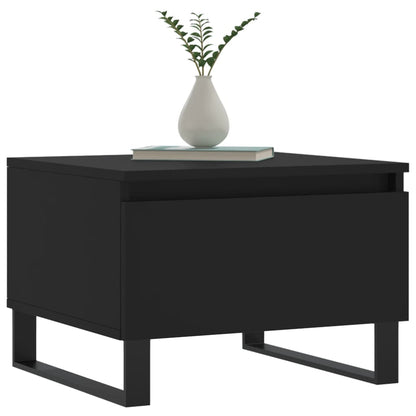 Salongbord Sofabord Svart 2 stk 50x46x35 cm