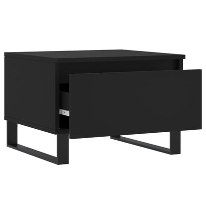Salongbord Sofabord Svart 2 stk 50x46x35 cm