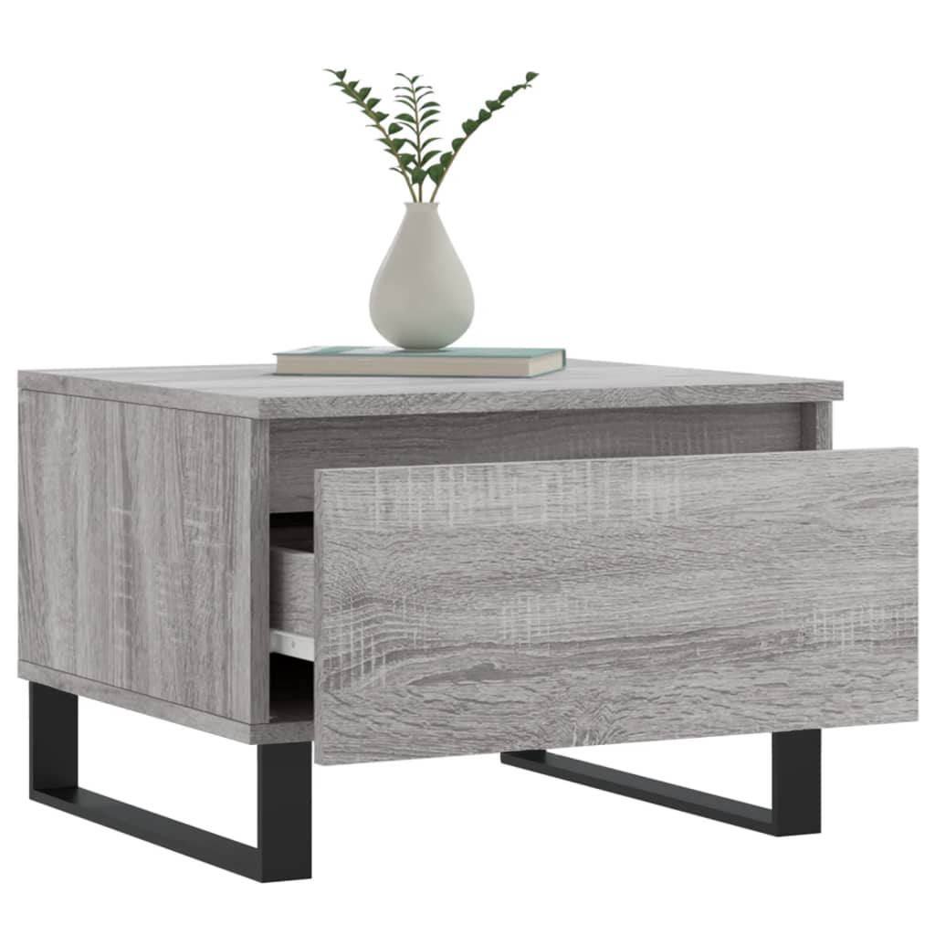 Salongbord Sofabord Sonoma Grå 2 stk 50x46x35 cm