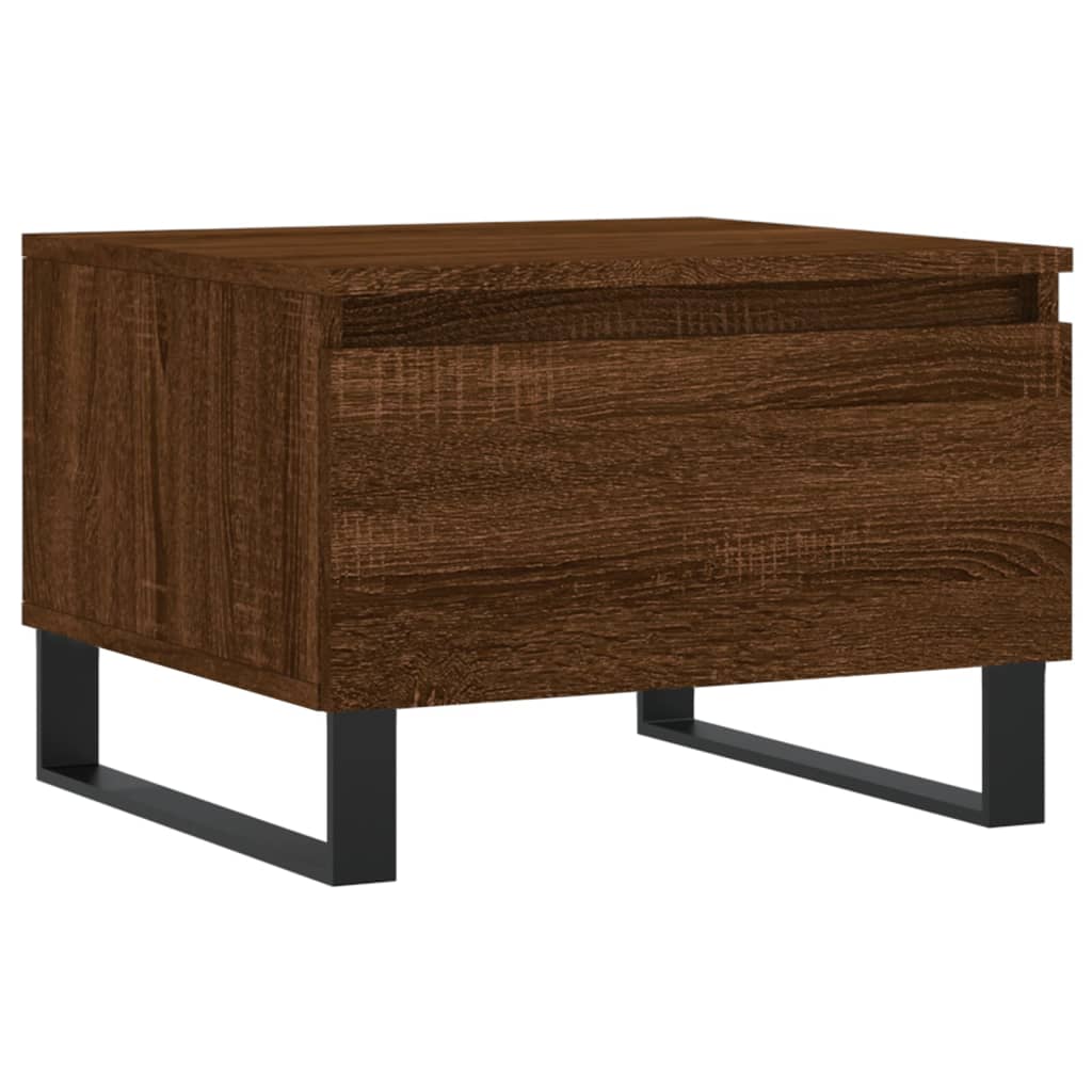 Salongbord Sofabord Brun Eik 2 stk 50x46x35 cm