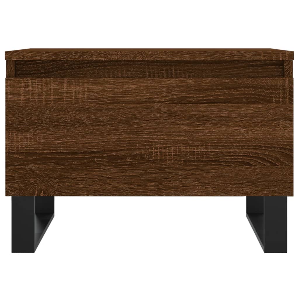 Salongbord Sofabord Brun Eik 2 stk 50x46x35 cm