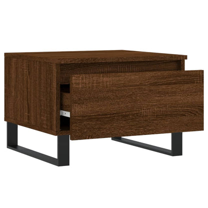 Salongbord Sofabord Brun Eik 2 stk 50x46x35 cm