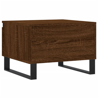 Salongbord Sofabord Brun Eik 2 stk 50x46x35 cm