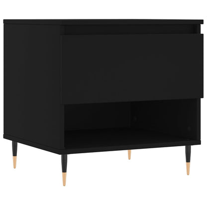 Salongbord Sofabord Svart 2 stk 50x46x50 cm