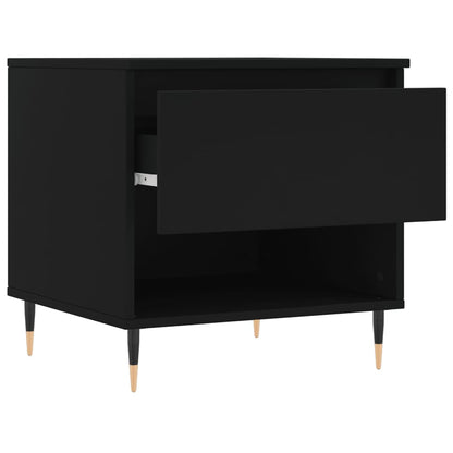 Salongbord Sofabord Svart 2 stk 50x46x50 cm