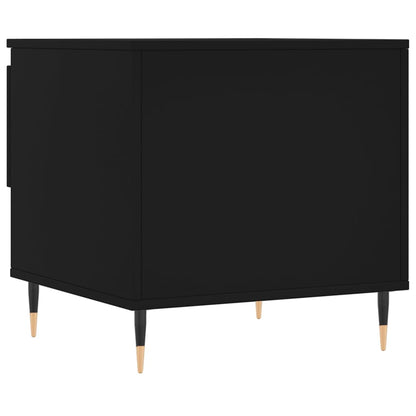 Salongbord Sofabord Svart 2 stk 50x46x50 cm