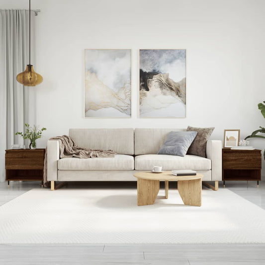 Salongbord Sofabord Brun Eik 2 stk 50x46x50 cm