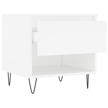 Salongbord Sofabord Hvit 2 stk 50x46x50 cm