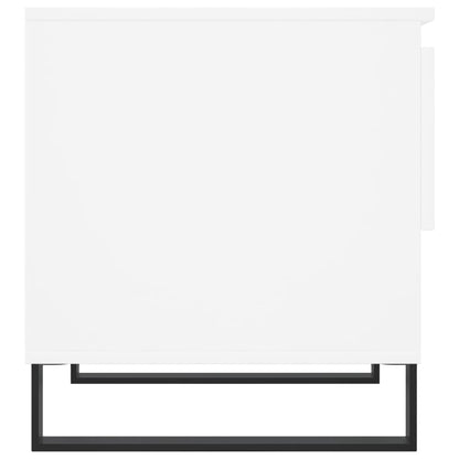 Sidebord Hvit. 2 stk 50x46x50 cm