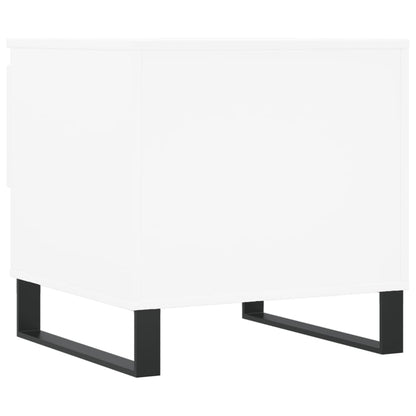 Sidebord Hvit. 2 stk 50x46x50 cm