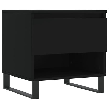 Salongbord Sofabord Svart 2 stk 50x46x50 cm