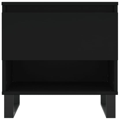 Salongbord Sofabord Svart 2 stk 50x46x50 cm