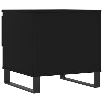 Salongbord Sofabord Svart 2 stk 50x46x50 cm