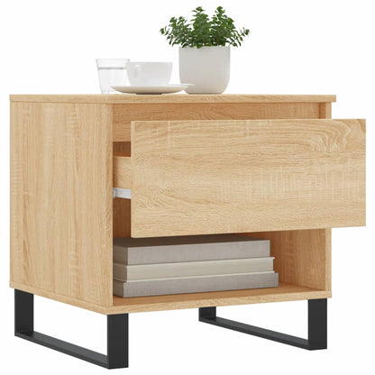 Salongbord Sofabord Sonoma Eik 2 stk 50x46x50 cm