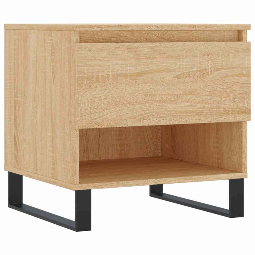 Salongbord Sofabord Sonoma Eik 2 stk 50x46x50 cm