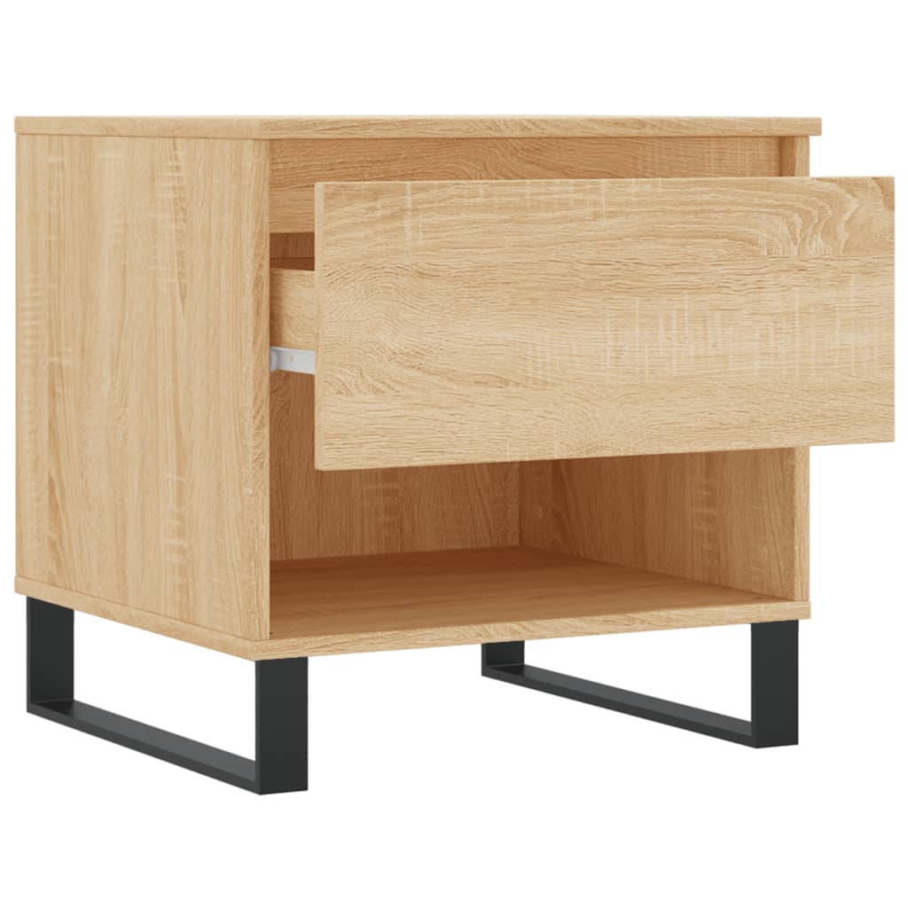 Salongbord Sofabord Sonoma Eik 2 stk 50x46x50 cm