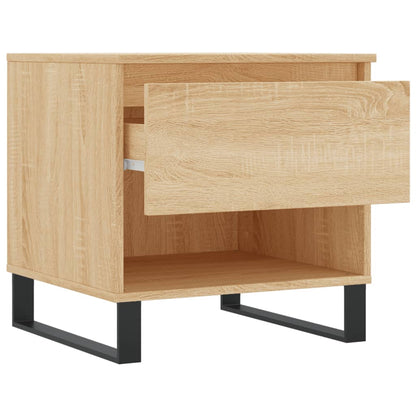 Salongbord Sofabord Sonoma Eik 2 stk 50x46x50 cm