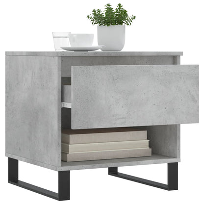 Salongbord Sofabord Betonggrå 2 stk 50x46x50 cm