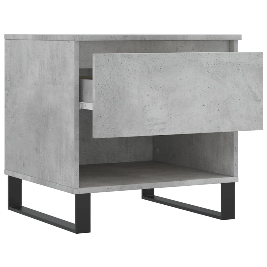 Salongbord Sofabord Betonggrå 2 stk 50x46x50 cm