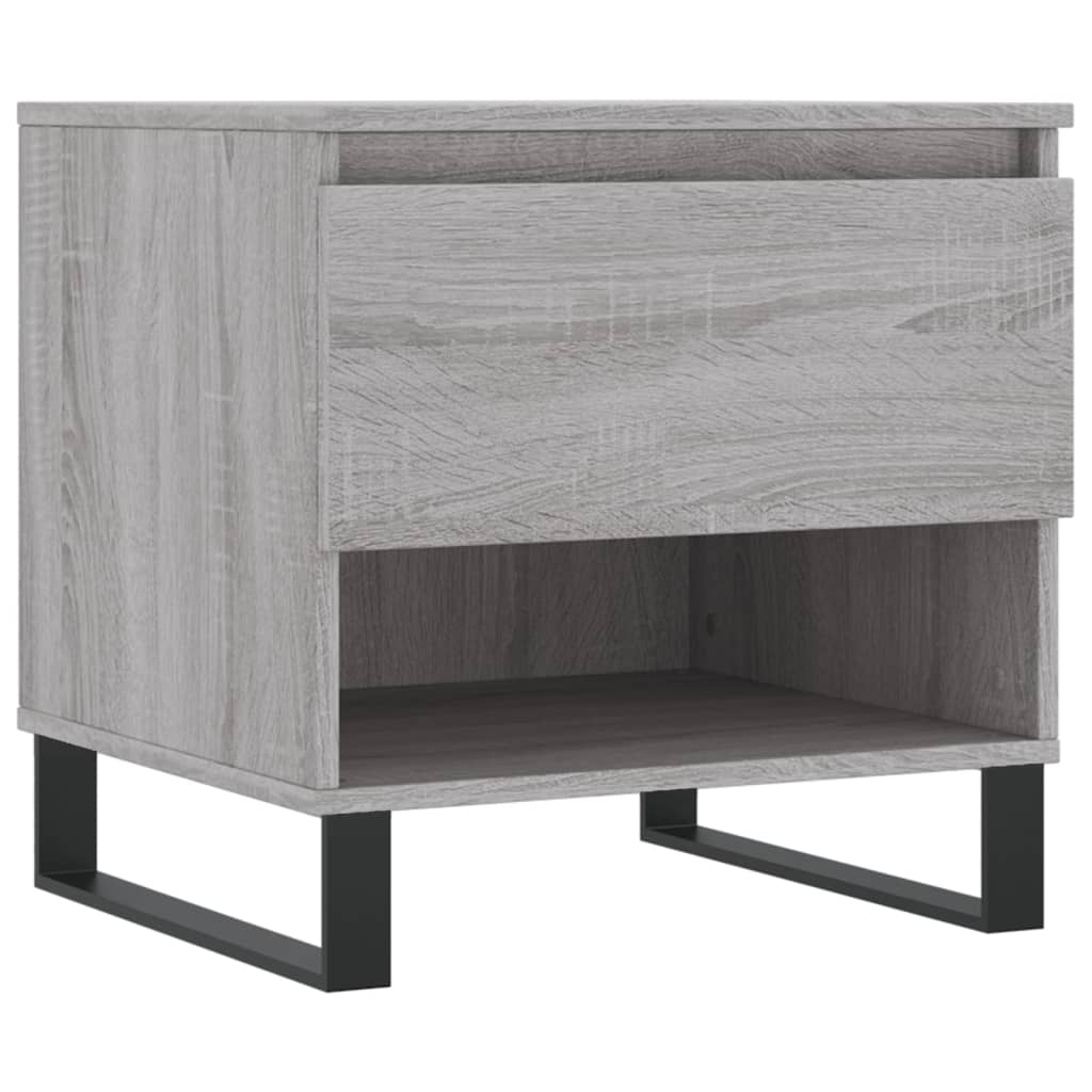 Salongbord Sofabord Sonoma Grå 2 stk 50x46x50 cm