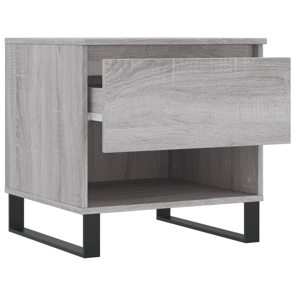 Salongbord Sofabord Sonoma Grå 2 stk 50x46x50 cm