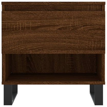 Salongbord Sofabord Brun Eik 2 stk 50x46x50 cm