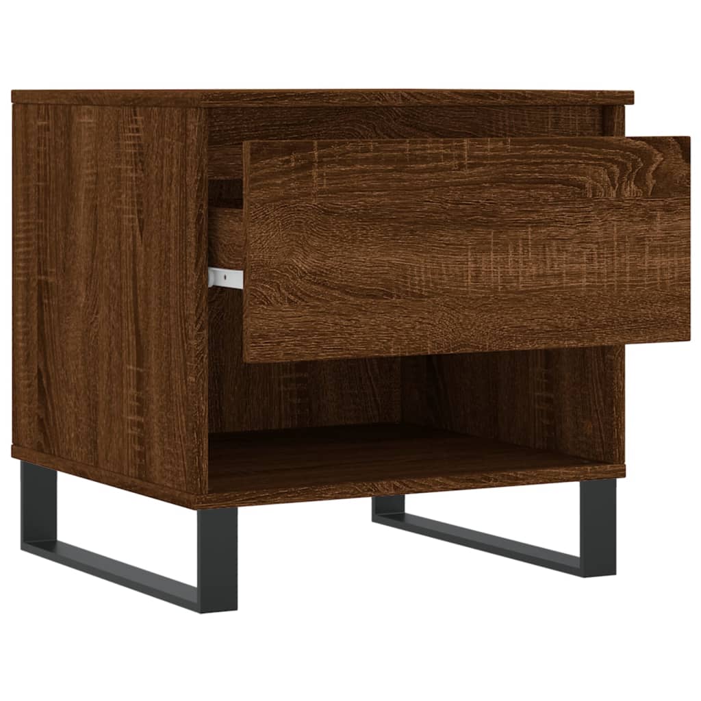 Salongbord Sofabord Brun Eik 2 stk 50x46x50 cm