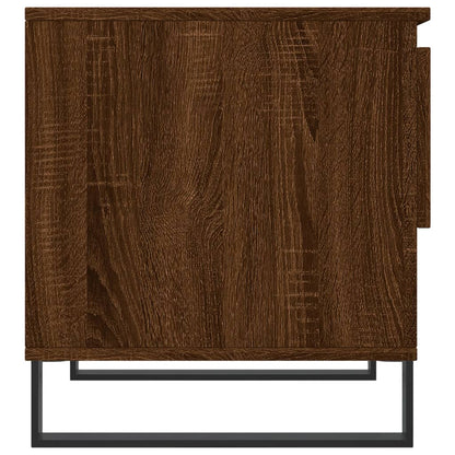 Salongbord Sofabord Brun Eik 2 stk 50x46x50 cm