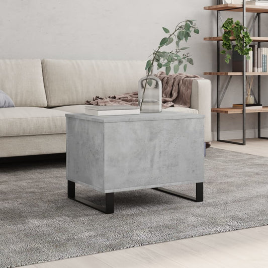 Salongbord Sofabord Betonggrå 60x44,5x45 cm