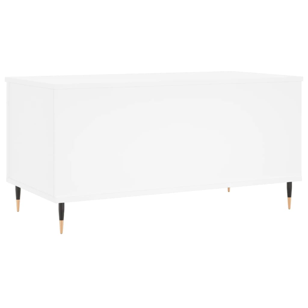 Salongbord Sofabord Hvit 90x44,5x45 cm