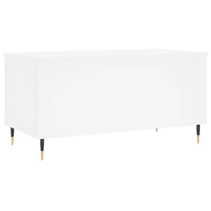 Salongbord Sofabord Hvit 90x44,5x45 cm