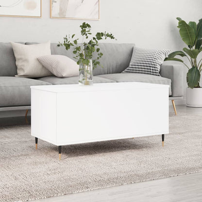 Salongbord Sofabord Hvit 90x44,5x45 cm