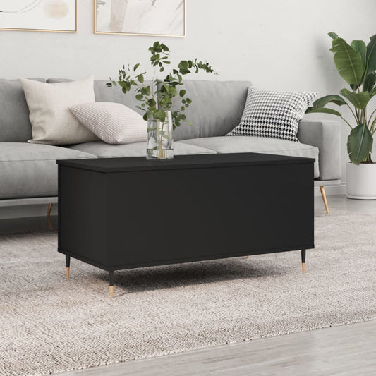 Salongbord Sofabord Svart 90x44,5x45 cm