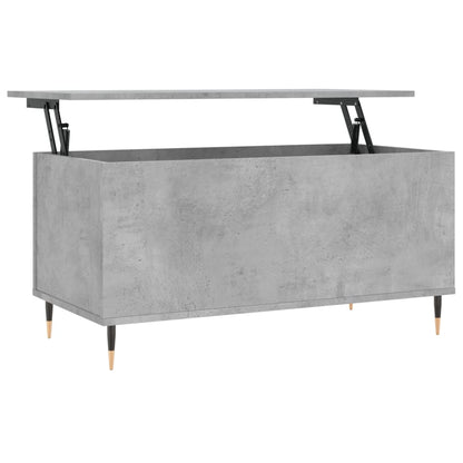 Salongbord Sofabord Betonggrå 90x44,5x45 cm
